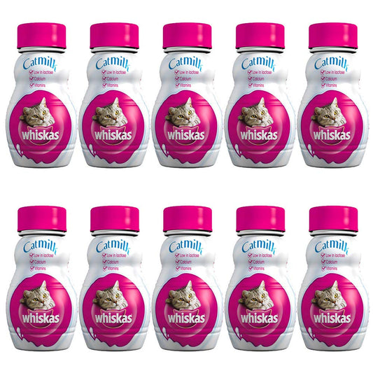 10 x 200ml Cat Milk Treat Healthy Alternative Quality Pet Food