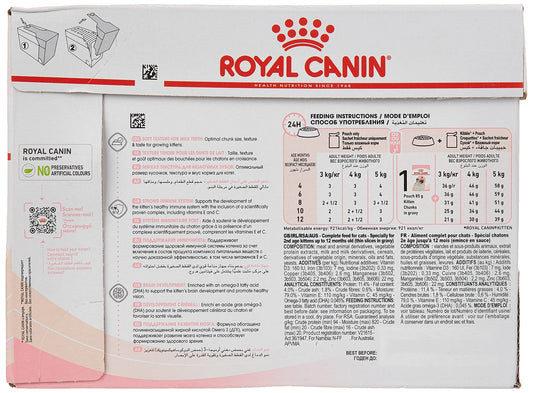 Royal Canin Kitten in Gravy Wet Food 85g (Pack of 12)